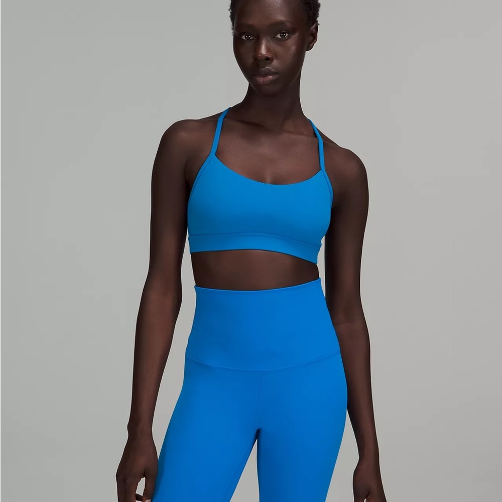 lululemon flow y bra poolside